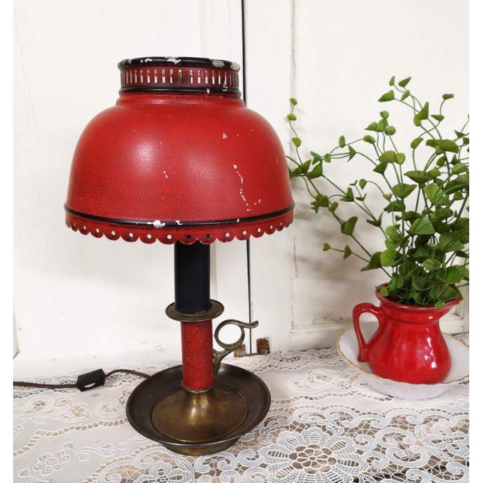 Lampe bougeoir Madison style antique